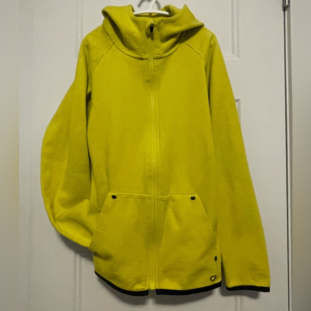 GAP Fit Bright Yellow Activewear Zip Hoodie for Kids Size Large 11-12y - Picture 9 of 10